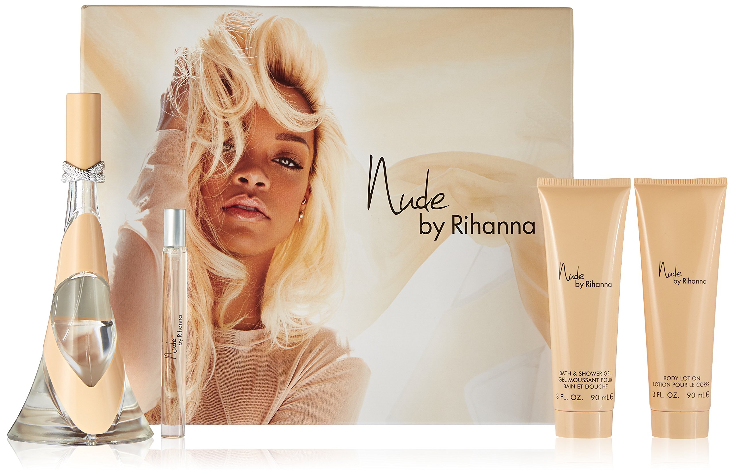 Rihanna 4 Piece Gift Set for Women, Nude | eBay